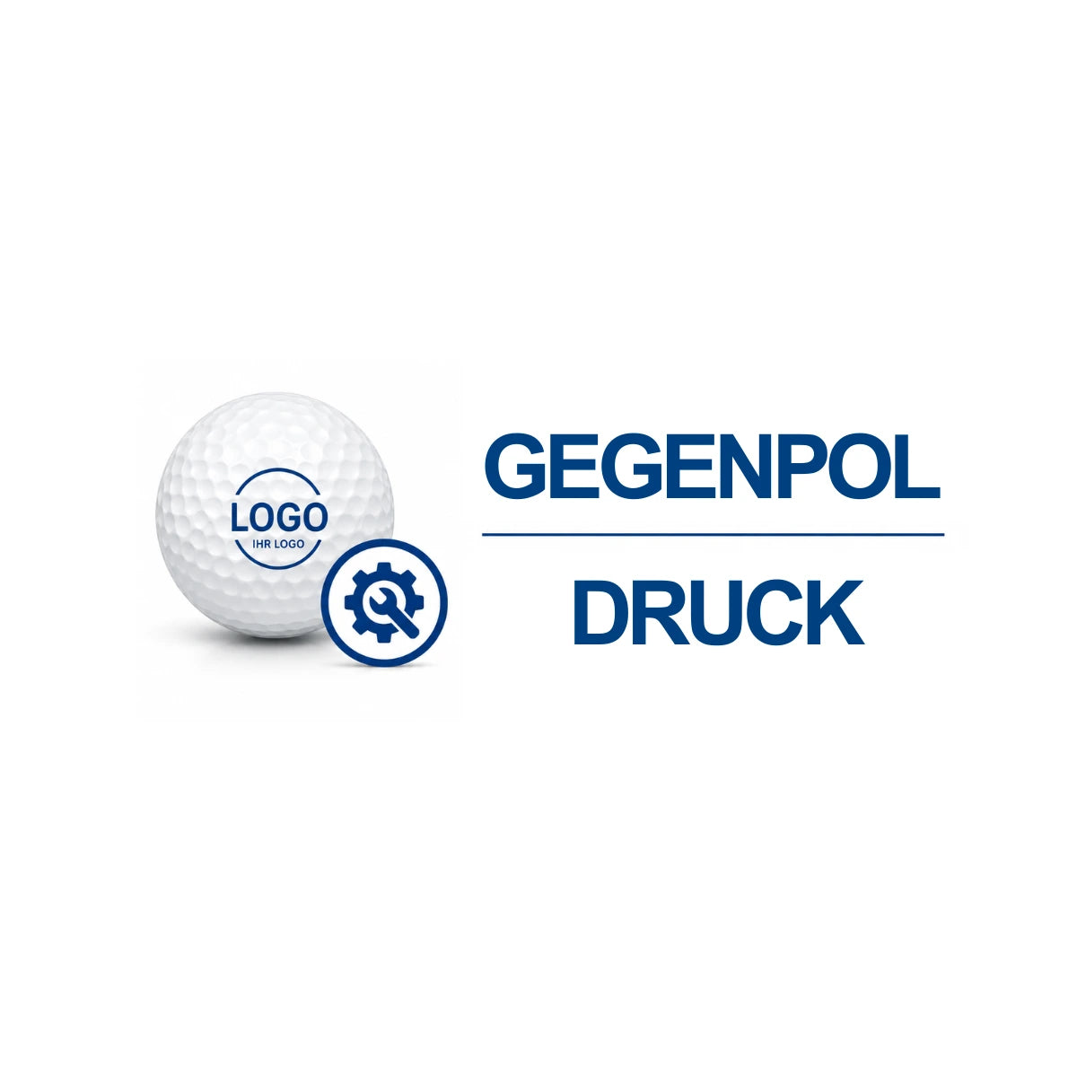 Gegenpoldruck als Zusatzposition für personalisierte Logobälle bei LogoBallFactory.