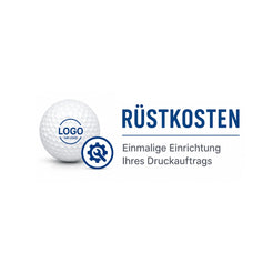 Rüstkosten für die Einrichtung des Drucks personalisierter Logobälle bei LogoBallFactory.