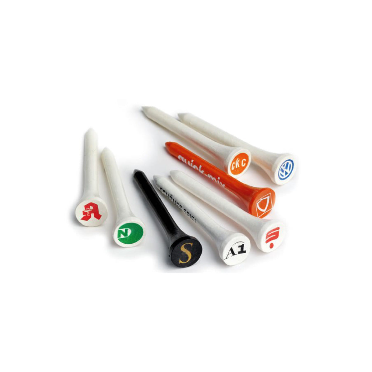 Golftees 70 mm - 1-fbg. in Cup gedruckt
