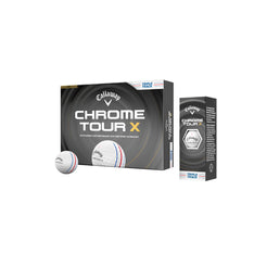 Callaway Chrome Tour X Triple Track Golfball mit Logo bedrucken weiss