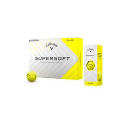 Callaway Supersoft Golfball mit Logo bedrucken gelb