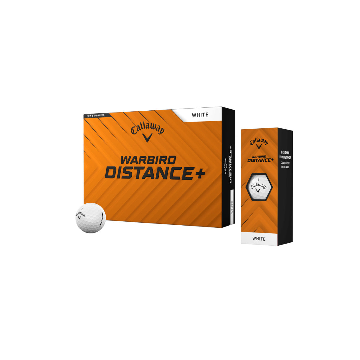 Callaway Warbird Distance Plus Golfball mit Logo bedrucken weiss