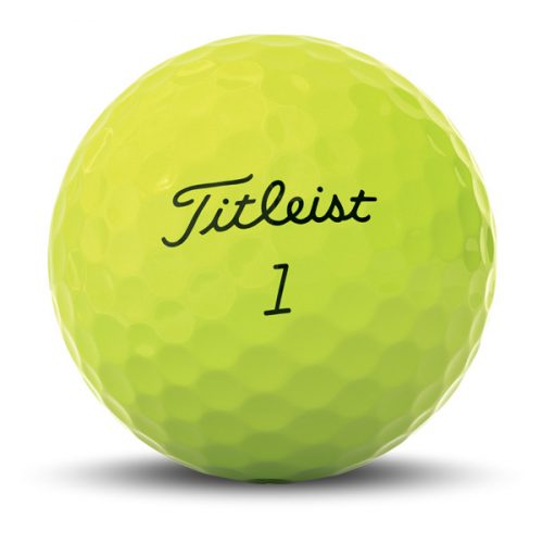 Titleist Tour Speed gelb Golfbälle bedrucken